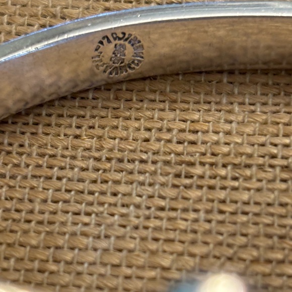 Vintage Taxco Silver 925 Flower Lily Bracelet with Green Stones! - Picture 10 of 13